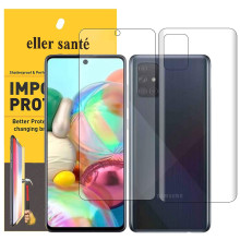 Eller Sante ® Samsung Galaxy A71 Impossible Hammer Flexible Film Screen Protector (Front+Back)