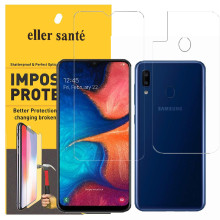 Eller Sante ® Samsung Galaxy A20 Impossible Hammer Flexible Film Screen Protector (Front+Back)