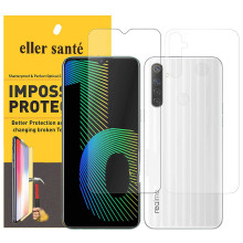 Eller Sante ® Realme Narzo 10 Impossible Hammer Flexible Film Screen Protector (Front+Back)