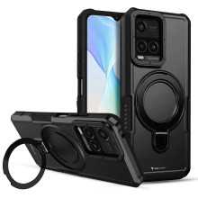 Vaku ® Vivo Y33T Astor Military Grade Armor Protective Case with Ring Bracket Kickstand Back cover