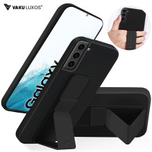 Vaku ® Samsung Galaxy S22 Harbor Grip Multi-Functional Magnetic Vertical & Horizontal Stand Case TPU Back Cover