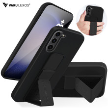 Vaku ® Samsung Galaxy S23 Plus Harbor Grip Multi-Functional Magnetic Vertical & Horizontal Stand Case TPU Back Cover