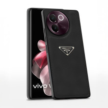 Vaku Luxos ® Vivo V30e 5G Nyxen Premium Leather Stitched Soft Shockproof Protective Back Cover