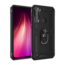 Vaku ® Xiaomi Redmi Note 8T Hawk Ring Shock Proof Cover with Inbuilt Kickstand