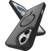 Vaku Luxos ® Apple iPhone 16 Plus Elemento MagPro Drop Protection Shockproof Certified Mag-Safe Guard Corner Frosted Back Cover