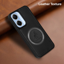 Vaku ® Vivo V29e 5G Astrid Luxury PU Leather Electroplated Magnetic Magsafe Shockproof Bumper Protective Back Cover