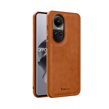 Vaku ® Oppo Reno10 Pro 5G Luxe Premium Leather Stitched Non-Slip Grip Protective Back Cover