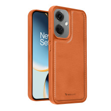 Vaku ® OnePlus Nord CE 3 5G Luxe Premium Leather Stitched Non-Slip Grip Protective Back Cover