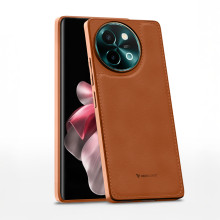 Vaku ® Vivo Y58 5G Luxe Premium Leather Stitched Non-Slip Grip Protective Back Cover