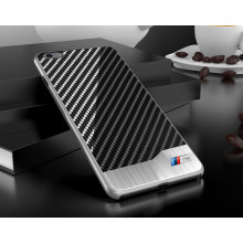 BMW ® Apple iPhone 6 / 6S M SERIES Carbon Fiber + Aluminium Hard Case Back Cover