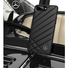 Mercedes Benz ® Apple iPhone 7 Plus / 8 Plus Luxury Motion Series British Edition Case Back Cover-Jet Black