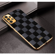 Vaku ® Samsung Galaxy A32 4G Cheron Leather Electroplated Soft TPU Back Cover