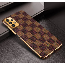 Vaku ® Samsung Galaxy A52 Cheron Leather Electroplated Soft TPU Back Cover