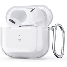 VAKU ® Clear Case for Airpods 3rd Gen (2021) Transparent Waterproof Protective Soft TPU Airpods 3Gen Case Cover with Keychain