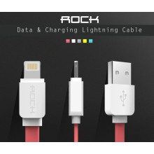 Rock ® Smart Safe Apple Lightning Port Flat Charging / Data Cable