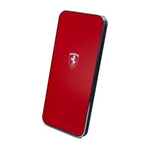 Scuderia Ferrari ® Ferrari Logo Wireless Fast Charging Glossy Pad with USB Cable