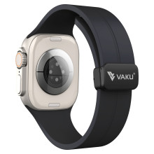 Vaku ® Freya Sports Soft Silicone with Magnetic Folding 39|40|41mm Adjustable Band