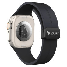 Vaku ® Freya Sports Soft Silicone with Magnetic Folding  Adjustable Band
