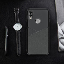 Vaku ® Xiaomi Redmi Note 7 / Note 7 Pro Business Leather Pattern Soft TPU Back Cover