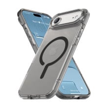 Vaku Luxos ® Apple iPhone 17 Air Glassy Magpro Smokey Transparent TPU Case Shockproof Non-Yellowing Scratch Resistant Military Grade Protection Screen Protector Back Cover