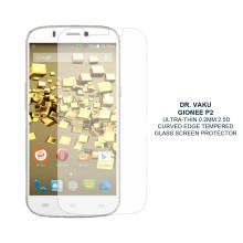 Dr. Vaku ® Gionee P2 Ultra-thin 0.2mm 2.5D Curved Edge Tempered Glass Screen Protector Transparent