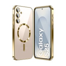 Vaku ® Samsung Galaxy S25 Luxury Electroplated Magnetic Magsafe Camera Protection TPU Back Cover Case