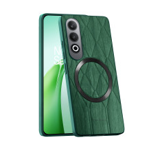 Vaku ® OnePlus Nord CE4 Diamond Plume Pattern Magnetic Magsafe Matte Soft-Touch Texture Back Cover