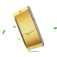 Vaku ® OPPO F3 Mate Smart Awakening Mirror Folio Metal Electroplated PC Flip Cover