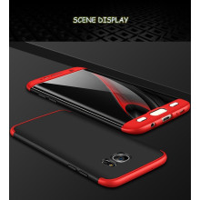 FCK ® SAMSUNG J7 Prime / J7 Prime 2 3 IN 1 360 Series pc Case  Dual-Colour Finish Ultra-thin Slim Front Case + Back Cover