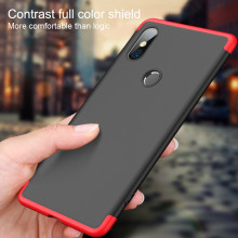 GKK ® Xiaomi Redmi 6 Pro 3-in-1 360 Series PC Case Dual-Colour Finish Ultra-thin Slim Front Case + Back Cover