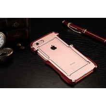 R-JUST ® Apple iPhone 6 / 6S Iron Man Nyatoh Wood Bumper Aluminium Metal Bumper