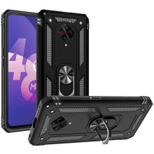 Vaku ® Vivo S1 Pro Hawk Ring Shock Proof Cover with Inbuilt Kickstand