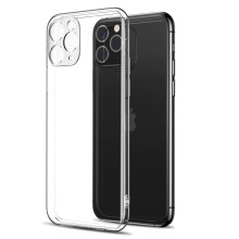 Luxos ® Compatible For iPhone 12 Pro Camera Lens Silicon Protection Transparent TPU Back Cover