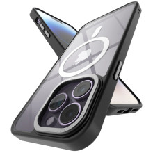 Vaku Luxos ® Apple iPhone 14 / 14 Plus / 14 Pro / 14 Pro Max Clear Armor Mag-Safe Series Shockproof TPU Case Back Cover
