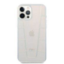 Mercedes Benz ® Apple iPhone 13 Carry Over Embossed 2 Transparent case - Iridescent