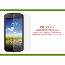 Dr. Vaku ® Micromax Canvas A1 Ultra-thin 0.2mm 2.5D Curved Edge Tempered Glass Screen Protector Transparent