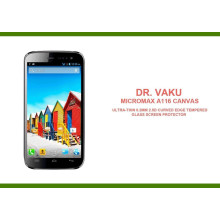 Dr. Vaku ® Micromax A116 Canvas Ultra-thin 0.2mm 2.5D Curved Edge Tempered Glass Screen Protector Transparent