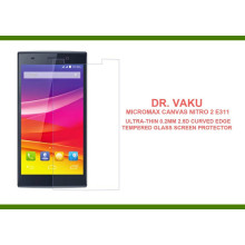 Dr. Vaku ® Micromax Canvas Nitro 2 E311 Ultra-thin 0.2mm 2.5D Curved Edge Tempered Glass Screen Protector Transparent
