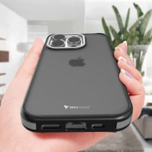 Vaku Luxos ® Apple iPhone 15 Pro Elemento Drop Protection, Shockproof Guard Corner Frosted Back Cover