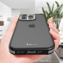 Vaku Luxos ® Apple iPhone 15 Pro Max Elemento Drop Protection, Shockproof Guard Corner Frosted Back Cover