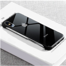 VAKU ® For Apple iPhone X / XS Cluberia Frame-less Shine Series Logo Back Cover