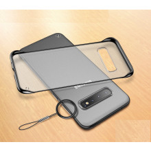 VAKU ® Samsung Galaxy S10 Plus Frameless Semi Transparent Cover (Ring not Included)