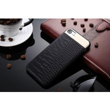 Comma ® Apple iPhone 6 / 6S Luxurious Crocodile Leather Metallic Structural Shine Finish Back Cover