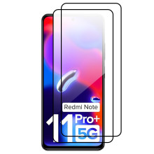 Vaku ® Combo Xiaomi Redmi Note 11 Pro Plus ESD Anti-Static Shatterproof Tempered Glass - Pack Of 2