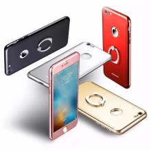 Joyroom ® Apple iPhone 6 / 6S ETOLICA Electro Plating Protective Case + Tempered Glass + Kick Stand Back Cover
