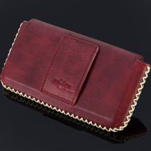 Pierre Cardin ® Apple iPhone 6 Plus / 6S Plus Paris Design Premium Leather Pouch Case