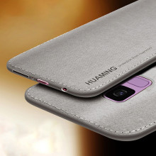 Vaku ® Samsung Galaxy S9 Luxico Series Hand-Stitched Cotton Textile Ultra Soft-Feel Shock-proof Water-proof Back Cover