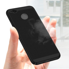 Vaku ® Google Pixel 2 Perforated Series Heat Dissipation Ultra-Thin PC Back Cover Black