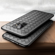 Vaku ® Samsung Galaxy S9 WeaveNet Series Cross-Knitt Heat-Dissipation Edition Ultra-Thin TPU Back Cover