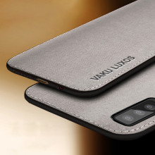 Vaku ® Samsung Galaxy A50 Luxico Series Hand-Stitched Cotton Textile Ultra Soft-Feel Shock-proof Water-proof Back Cover
